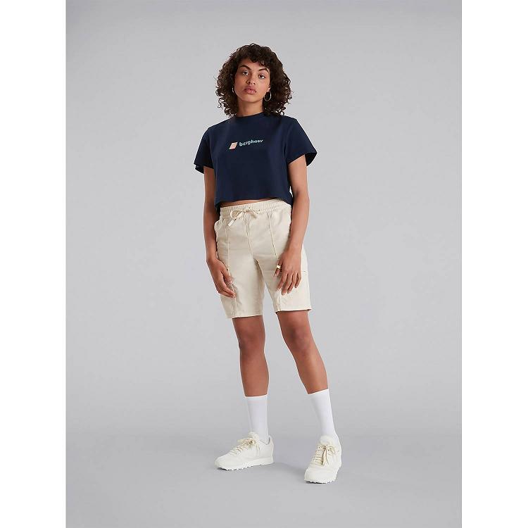 Dámska Tričko Berghaus Crop Tmavo Modre Slovensko 9063UGBJP